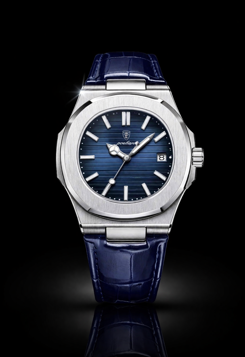 Montre Poedogar Chromée