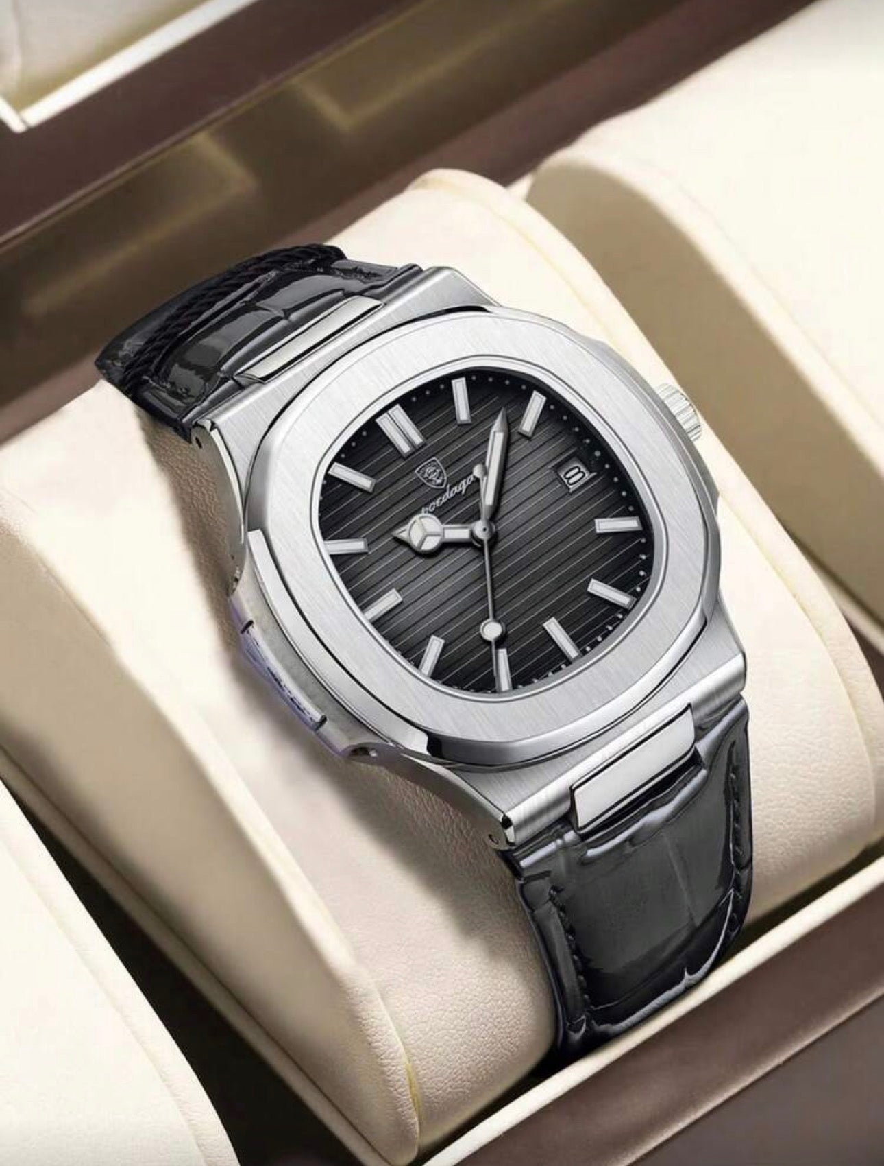 Montre Poedogar Chromée